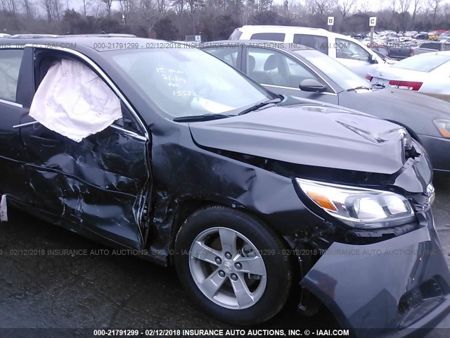 1G11A5SL7FF157206 - 2015 CHEVROLET MALIBU LS GRAY photo 6