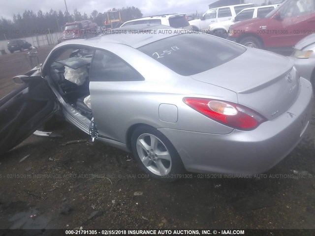 4T1CA38P15U060233 - 2005 TOYOTA CAMRY SOLARA SE/SLE ვერცხლისფერი ფოტო 3
