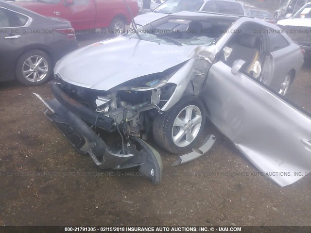 4T1CA38P15U060233 - 2005 TOYOTA CAMRY SOLARA SE/SLE ვერცხლისფერი ფოტო 6