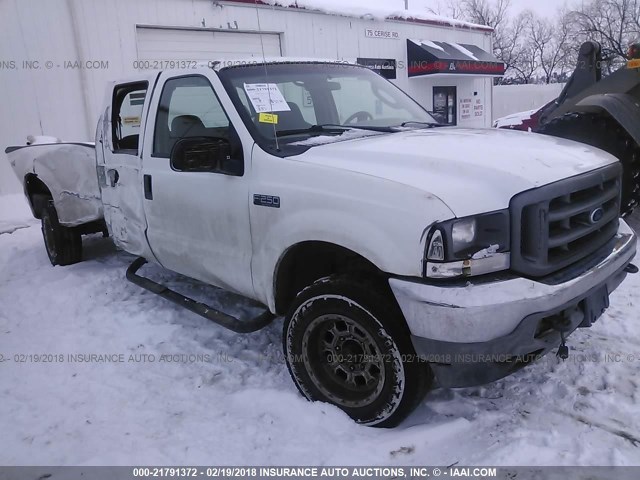 1FTNW21P04EC14815 - 2004 FORD F250 SUPER DUTY WHITE photo 1