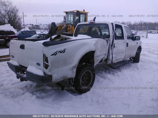 1FTNW21P04EC14815 - 2004 FORD F250 SUPER DUTY WHITE photo 6