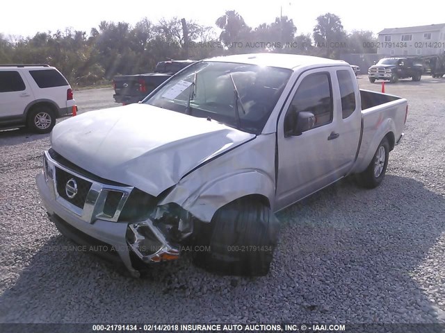 1N6BD0CT0GN731153 - 2016 NISSAN FRONTIER S/SV SILVER photo 2