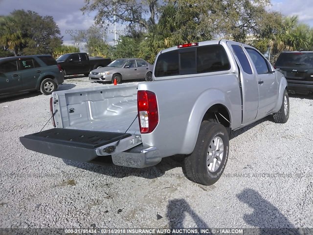 1N6BD0CT0GN731153 - 2016 NISSAN FRONTIER S/SV SILVER photo 4