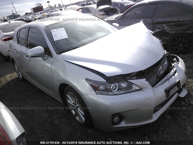 JTHKD5BH4D2130398 - 2013 LEXUS CT 200 SILVER photo 1