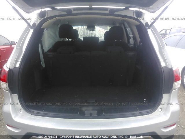 5N1AR2MN3DC679600 - 2013 NISSAN PATHFINDER S/SV/SL/PLATINUM 银色 照片 8