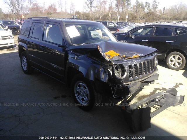 1C4NJPBBXGD643369 - 2016 JEEP PATRIOT SPORT GRAY photo 1