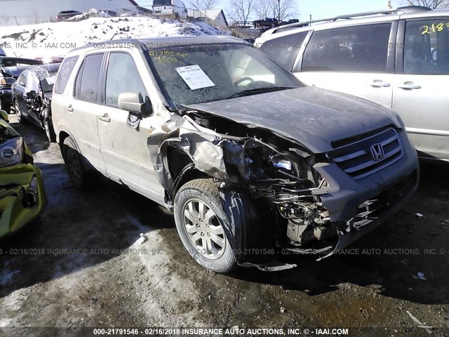 SHSRD789X6U444013 - 2006 HONDA CR-V SE/EX TAN photo 1