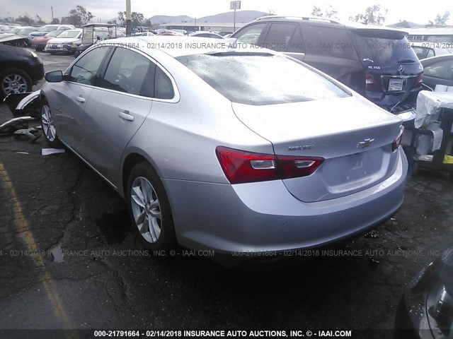 1G1ZJ5SU8GF345987 - 2016 CHEVROLET MALIBU HYBRID SILVER photo 3