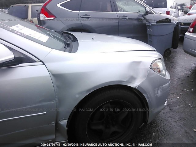 1G1ZC5E08AF131320 - 2010 CHEVROLET MALIBU 1LT SILVER photo 6