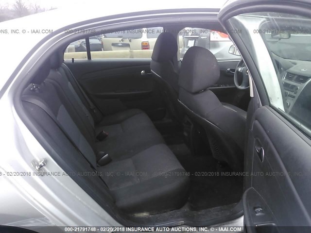 1G1ZC5E08AF131320 - 2010 CHEVROLET MALIBU 1LT SILVER photo 8