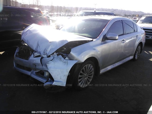 4S3BMBK65D3005032 - 2013 SUBARU LEGACY 2.5I LIMITED SILVER photo 2