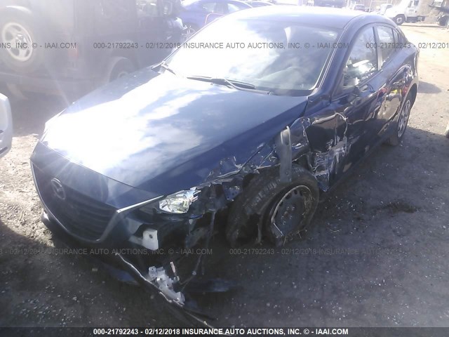 JM1BM1T7XE1192279 - 2014 MAZDA 3 SV Dark Blue photo 6