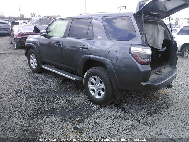 JTEBU5JR8E5195634 - 2014 TOYOTA 4RUNNER SR5/LIMITED/TRAIL GRAY photo 3