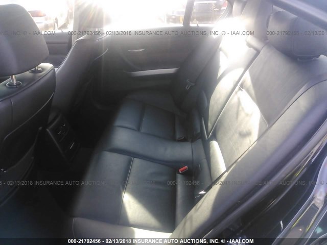 WBAVB17526NH93028 - 2006 BMW 325 I AUTOMATIC შავი ფოტო 8