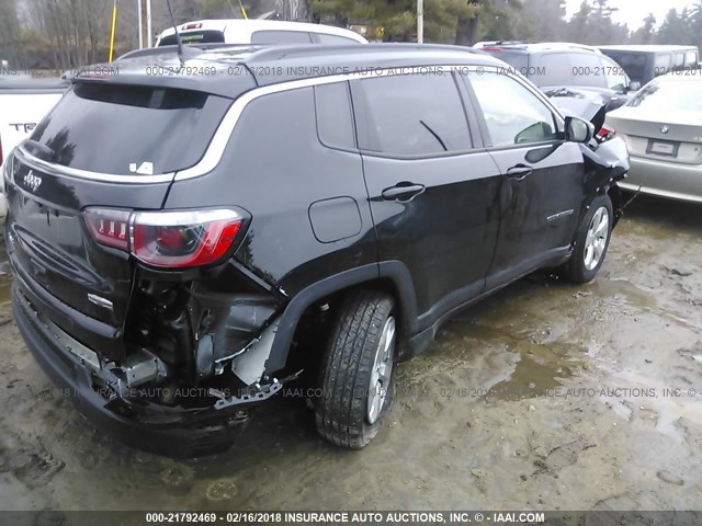 3C4NJDBB1JT142564 - 2018 JEEP COMPASS LATITUDE 黑色 照片 4