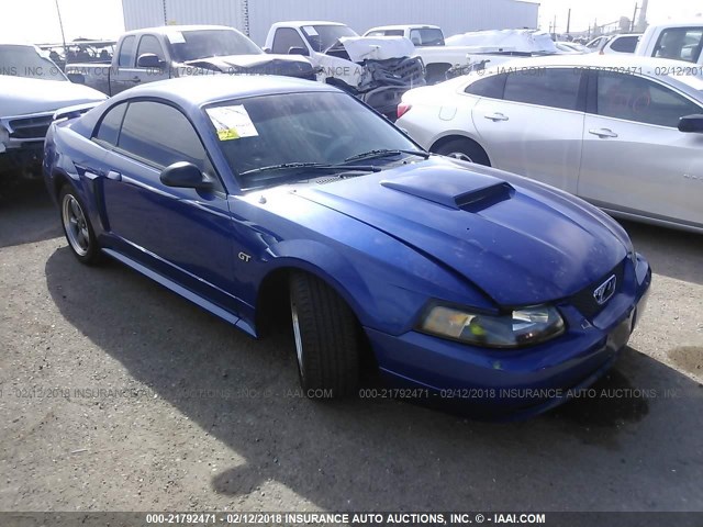 1FAFP42XX3F362951 - 2003 FORD MUSTANG GT BLUE photo 1