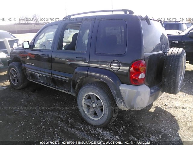 1J4GK48K14W173481 - 2004 JEEP LIBERTY SPORT 黑色 照片 3