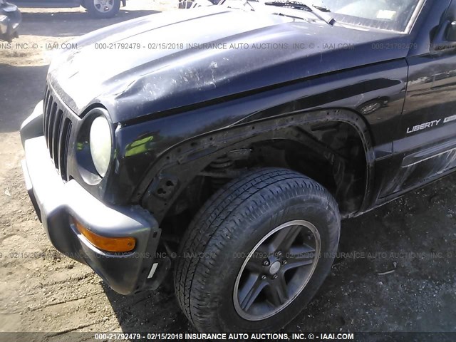 1J4GK48K14W173481 - 2004 JEEP LIBERTY SPORT 黑色 照片 6
