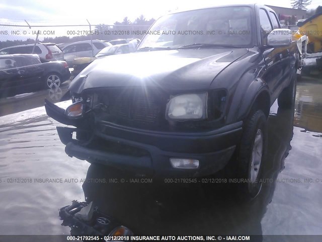 5TEHN72NX3Z277992 - 2003 TOYOTA TACOMA DOUBLE CAB 黑色 照片 2