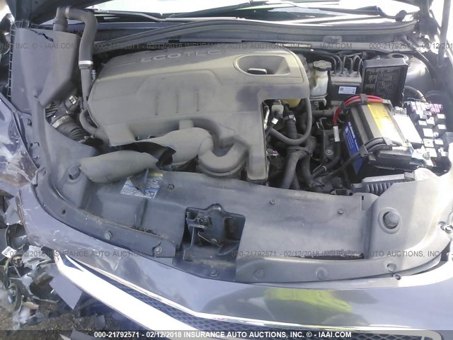 1G1ZA5EB5A4112257 - 2010 CHEVROLET MALIBU LS ნაცრისფერი ფოტო 10