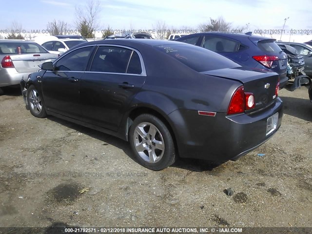 1G1ZA5EB5A4112257 - 2010 CHEVROLET MALIBU LS ნაცრისფერი ფოტო 3