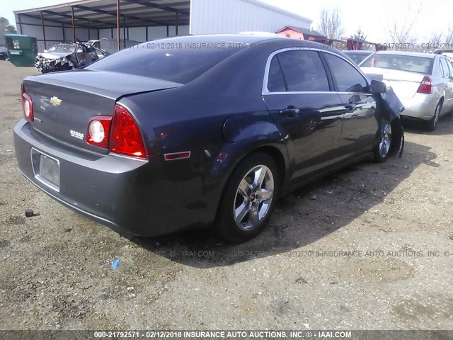 1G1ZA5EB5A4112257 - 2010 CHEVROLET MALIBU LS ნაცრისფერი ფოტო 4