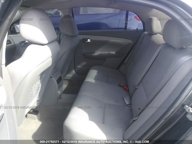 1G1ZA5EB5A4112257 - 2010 CHEVROLET MALIBU LS ნაცრისფერი ფოტო 8