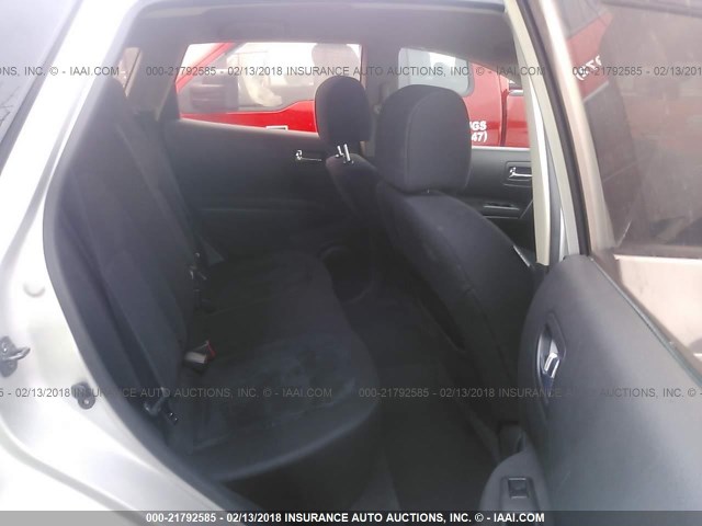 JN8AS58T09W329273 - 2009 NISSAN ROGUE S/SL SILVER photo 8