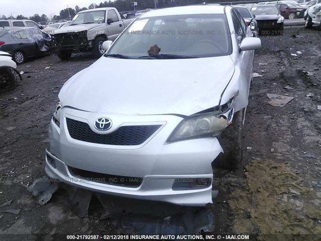 4T1BE46K77U181753 - 2007 TOYOTA CAMRY NEW GENERAT CE/LE/XLE/SE SILVER photo 6