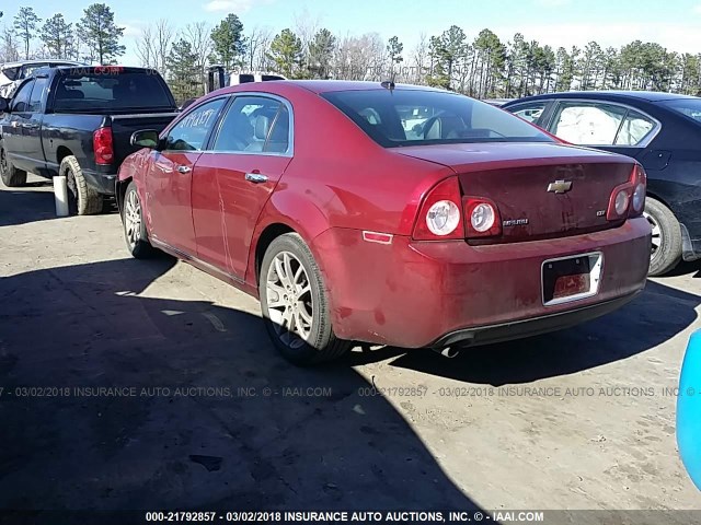1G1ZK57B79F152902 - 2009 CHEVROLET MALIBU LTZ 勃艮第红 照片 3