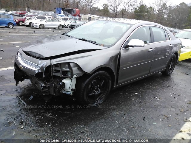 1G1ZB5E09CF201378 - 2012 CHEVROLET MALIBU LS Qəhvəyi foto 2