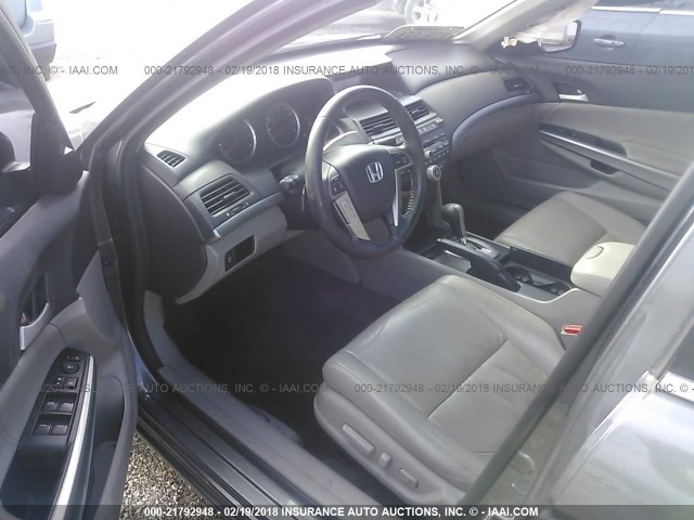 1HGCP2F8XAA132519 - 2010 HONDA ACCORD EXL GRAY photo 5