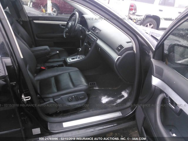 WAUDF78E87A145278 - 2007 AUDI A4 2.0T QUATTRO BLACK photo 5