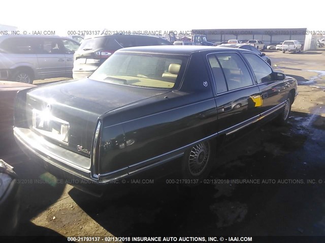 1G6KD52B4SU250669 - 1995 CADILLAC DEVILLE GREEN photo 4