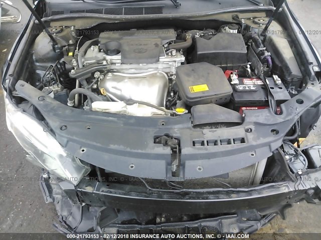 4T1BF1FK9FU485242 - 2015 TOYOTA CAMRY LE/XLE/SE/XSE BLACK photo 10