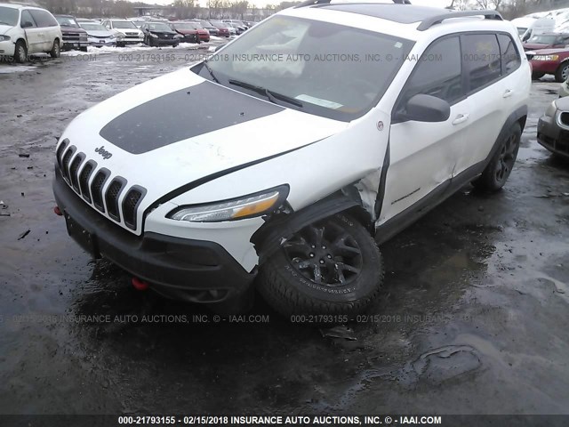 1C4PJMBS8GW197749 - 2016 JEEP CHEROKEE TRAILHAWK 白色 照片 2