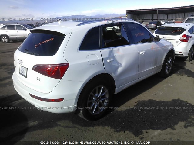 WA1LKAFP1AA048209 - 2010 AUDI Q5 PREMIUM PLUS WHITE photo 4