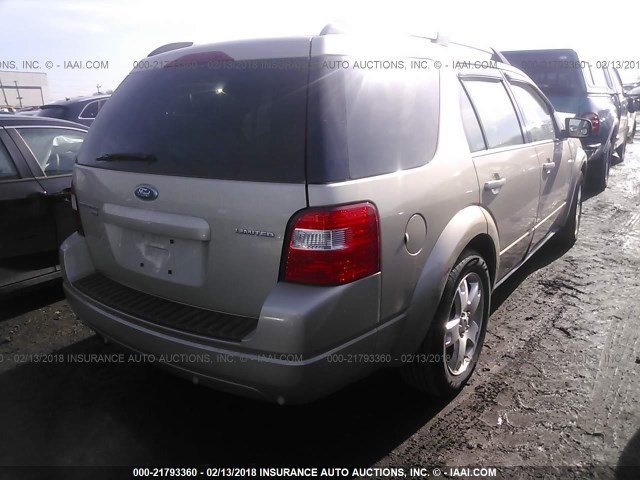 1FMDK06166GA24472 - 2006 FORD FREESTYLE LIMITED GOLD photo 4