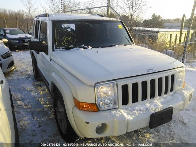 1J8HG48NX6C212474 - 2006 JEEP COMMANDER WHITE photo 1