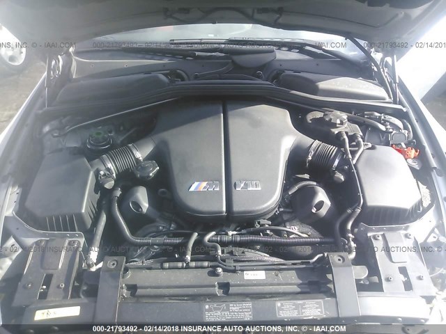 WBSEH935X7CY23823 - 2007 BMW M6 Light Blue photo 10