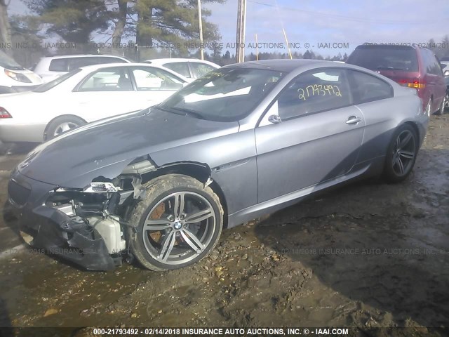 WBSEH935X7CY23823 - 2007 BMW M6 Light Blue photo 6