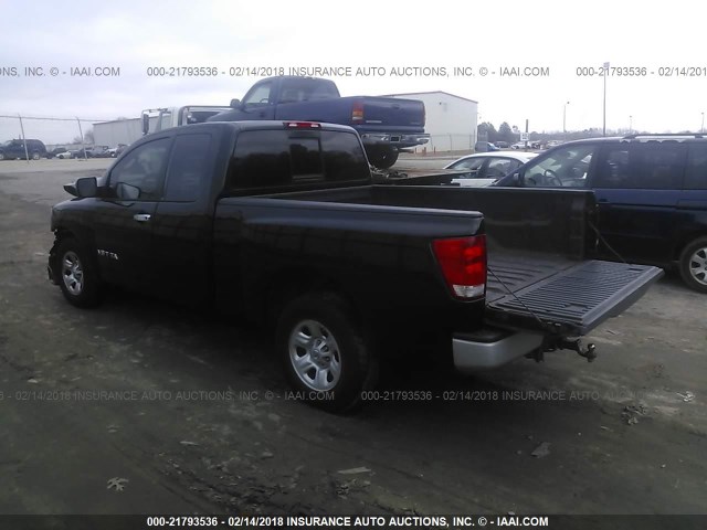 1N6BA06A85N552715 - 2005 NISSAN TITAN XE/SE/LE BLACK photo 3