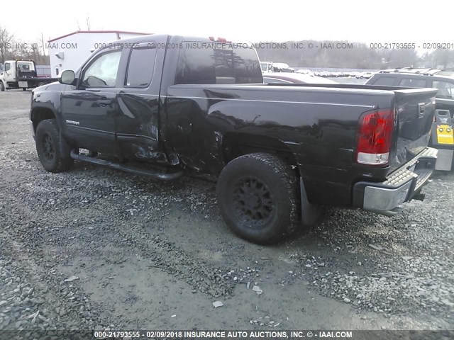 1GTR2VE31BZ127212 - 2011 GMC SIERRA K1500 SLE BLACK photo 3