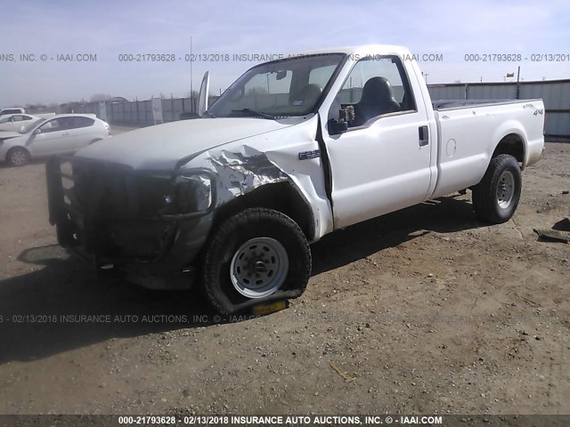 1FTNF21L32EB98037 - 2002 FORD F250 SUPER DUTY WHITE photo 2