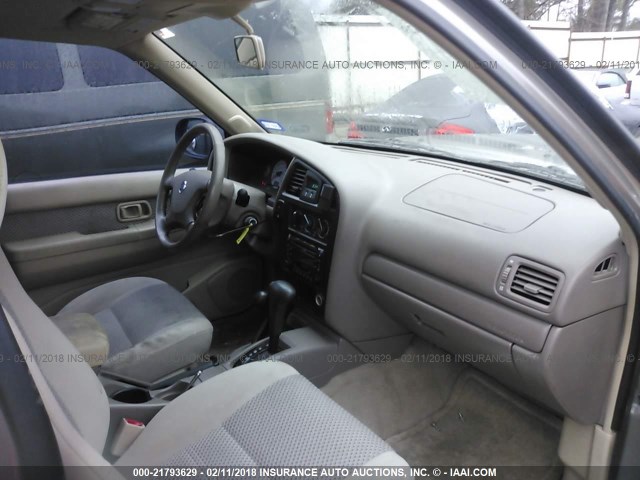 JN8DR09Y22W720761 - 2002 NISSAN PATHFINDER LE/SE GRAY photo 5