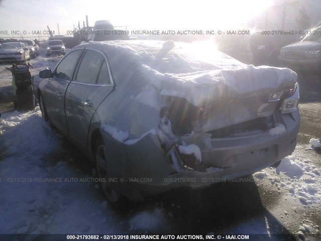 1G11J5SX5DF250094 - 2013 CHEVROLET MALIBU LTZ ვერცხლისფერი ფოტო 3