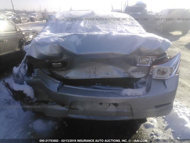 1G11J5SX5DF250094 - 2013 CHEVROLET MALIBU LTZ ვერცხლისფერი ფოტო 6