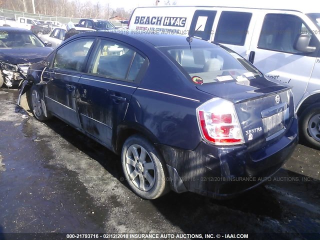 3N1AB61E48L623277 - 2008 NISSAN SENTRA 2.0/2.0S/2.0SL BLUE photo 3