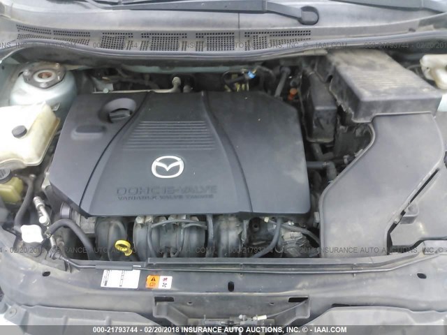 JM1CR293970132745 - 2007 MAZDA 5 GREEN photo 10