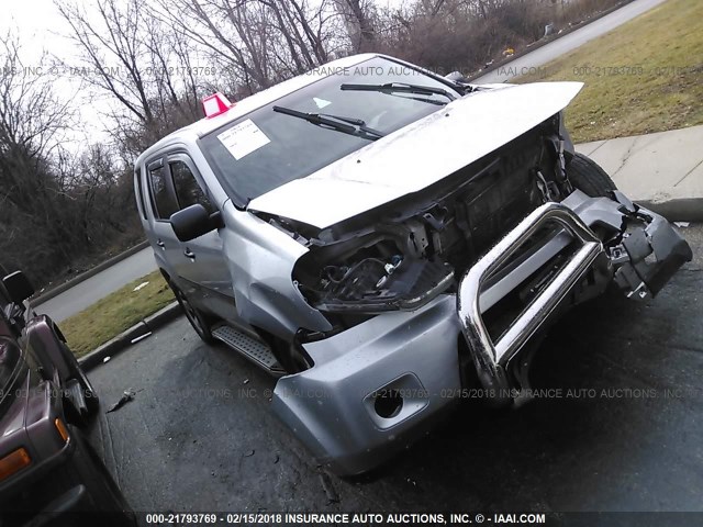 5FNYF4H20AB032884 - 2010 HONDA PILOT LX GRAY photo 1